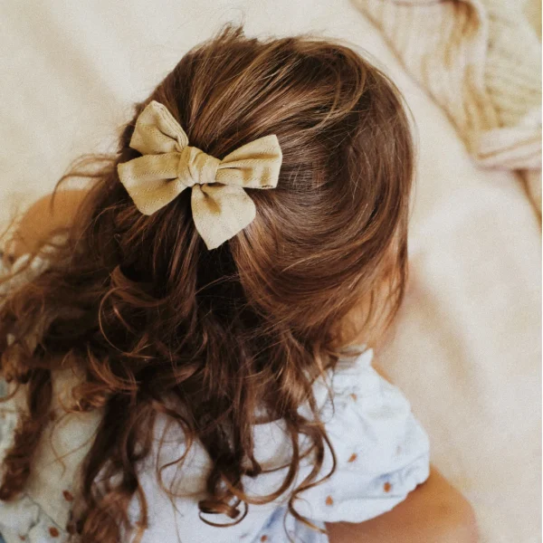 Gentil coquelicot élastique macramé accessoires cheveux filles enfants bebes le béguin de Charlie concept store tours